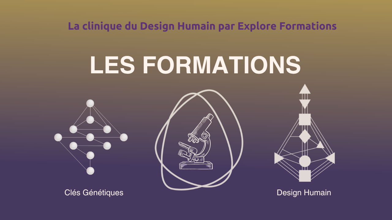Les formations Design Humain et Clés Génétiques de la Clinique